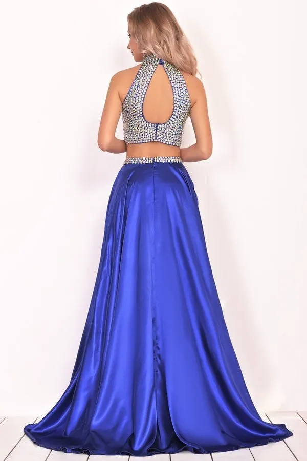 2024 Prom Dresses A Line Two Pieces With P63DDYS1