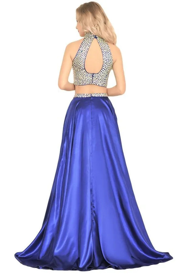 2024 Prom Dresses A Line Two Pieces With P63DDYS1