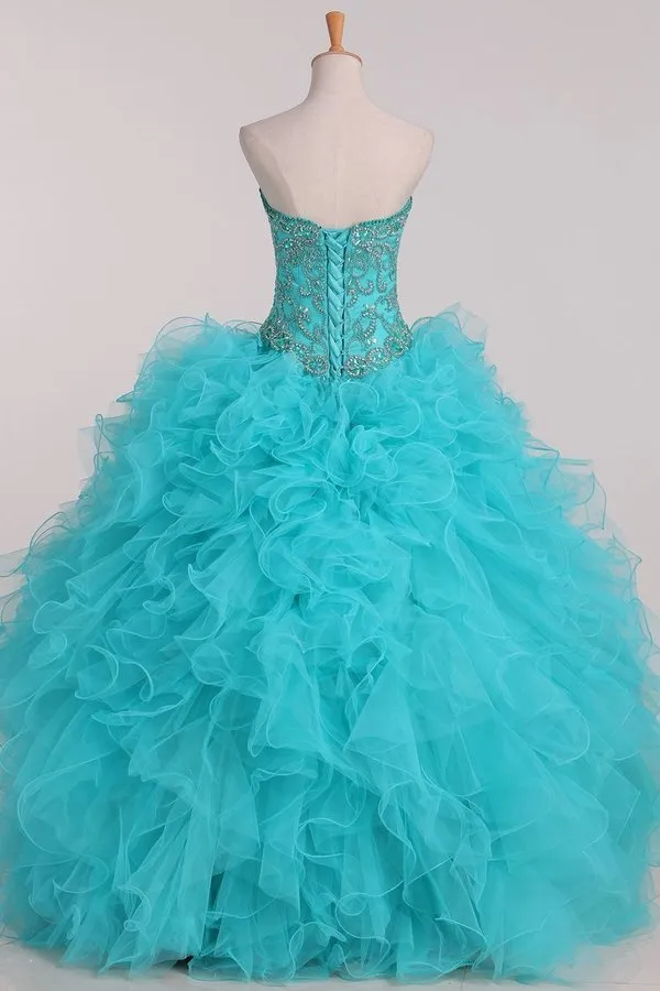 2024 Sweetheart Ball Gown Quinceanera Dresses With PNZCDZ7Z