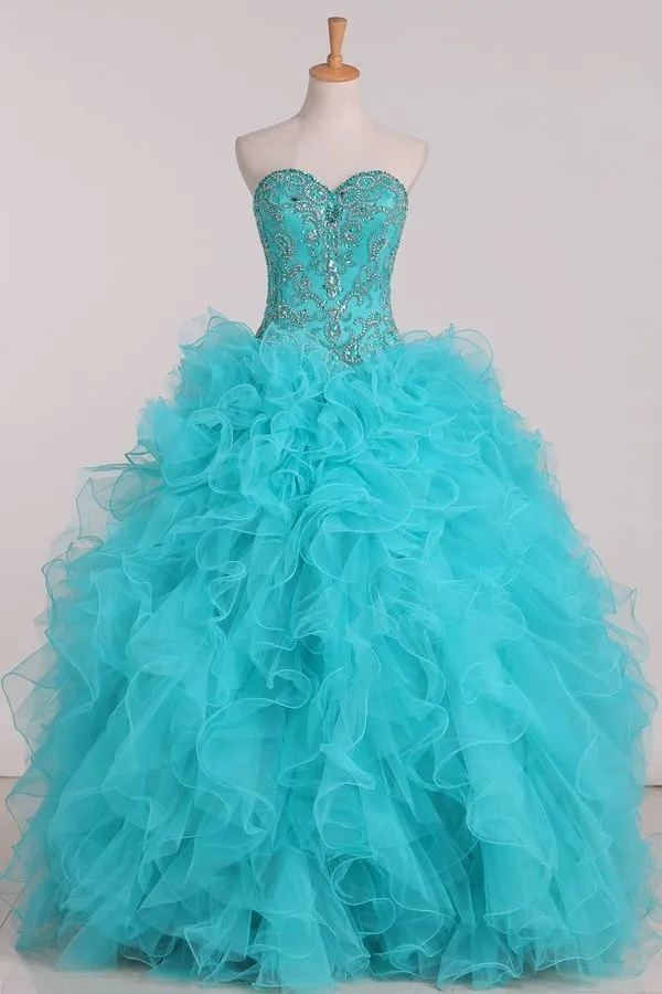 2024 Sweetheart Ball Gown Quinceanera Dresses With PNZCDZ7Z