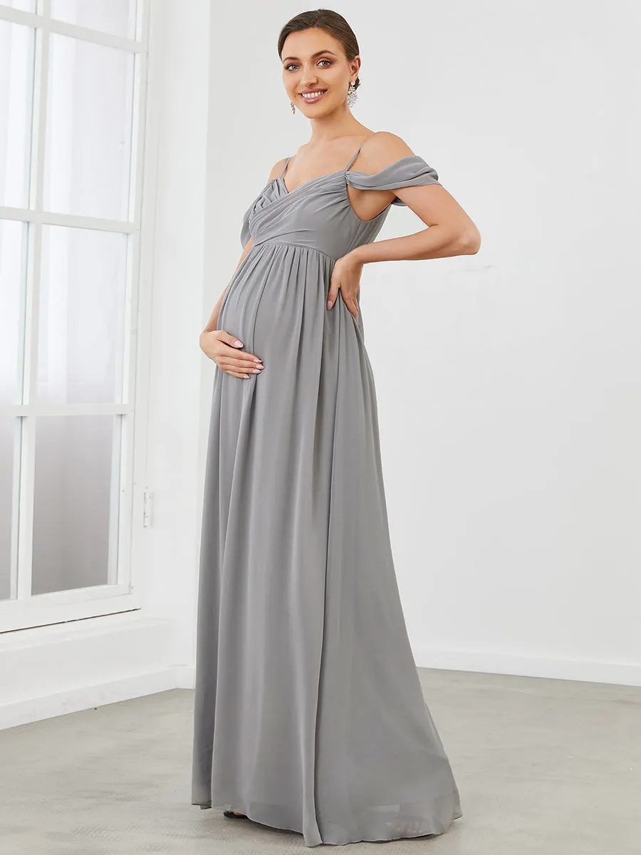 Adorable A Line Off Shoulder Wholesale Maternity Dresses