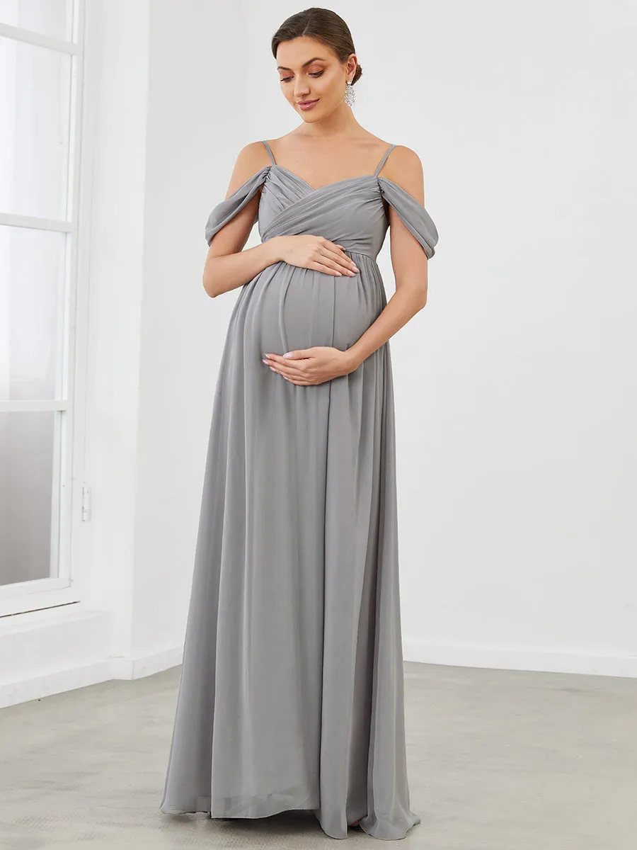 Adorable A Line Off Shoulder Wholesale Maternity Dresses