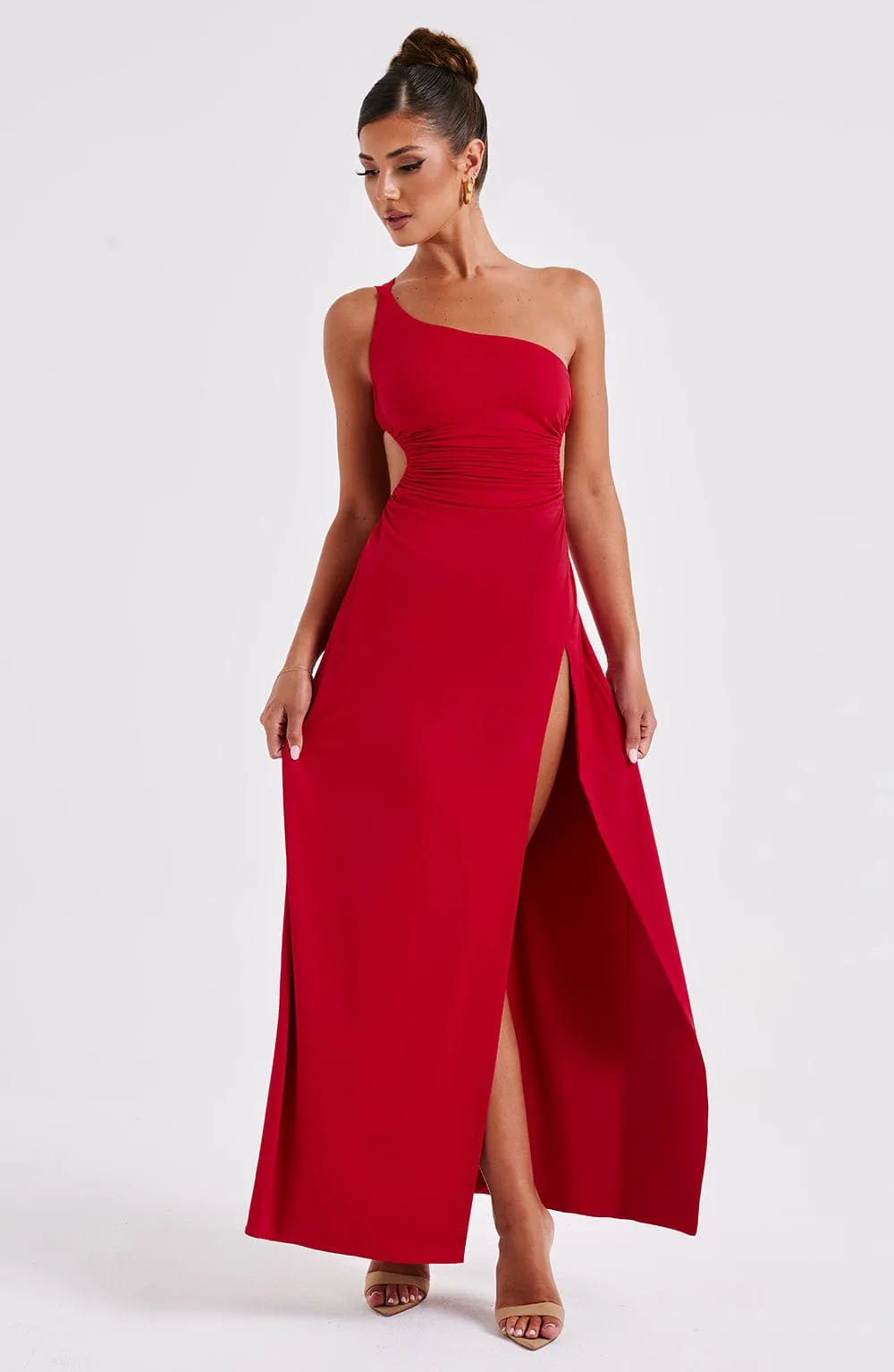 Alecia Maxi Dress - Red