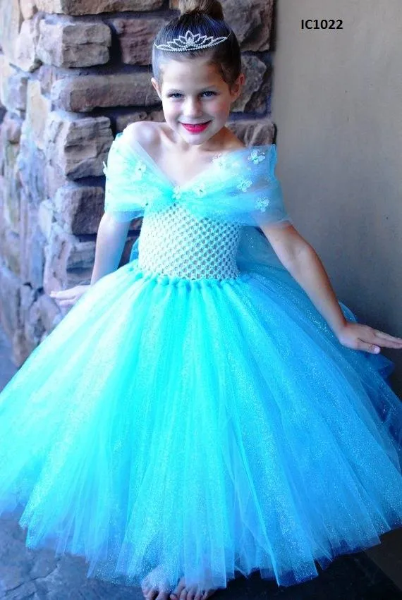 Anna Elsa Tutu Dresses For Girls