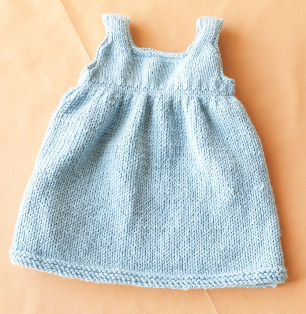 Baby Sweater Dress Pattern (Knit)