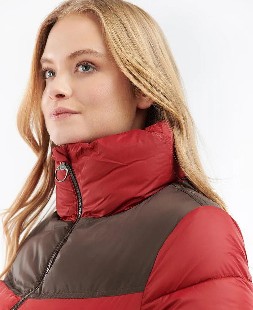 Belford Quilted Jacket - Dark Red/Mahogany Dress