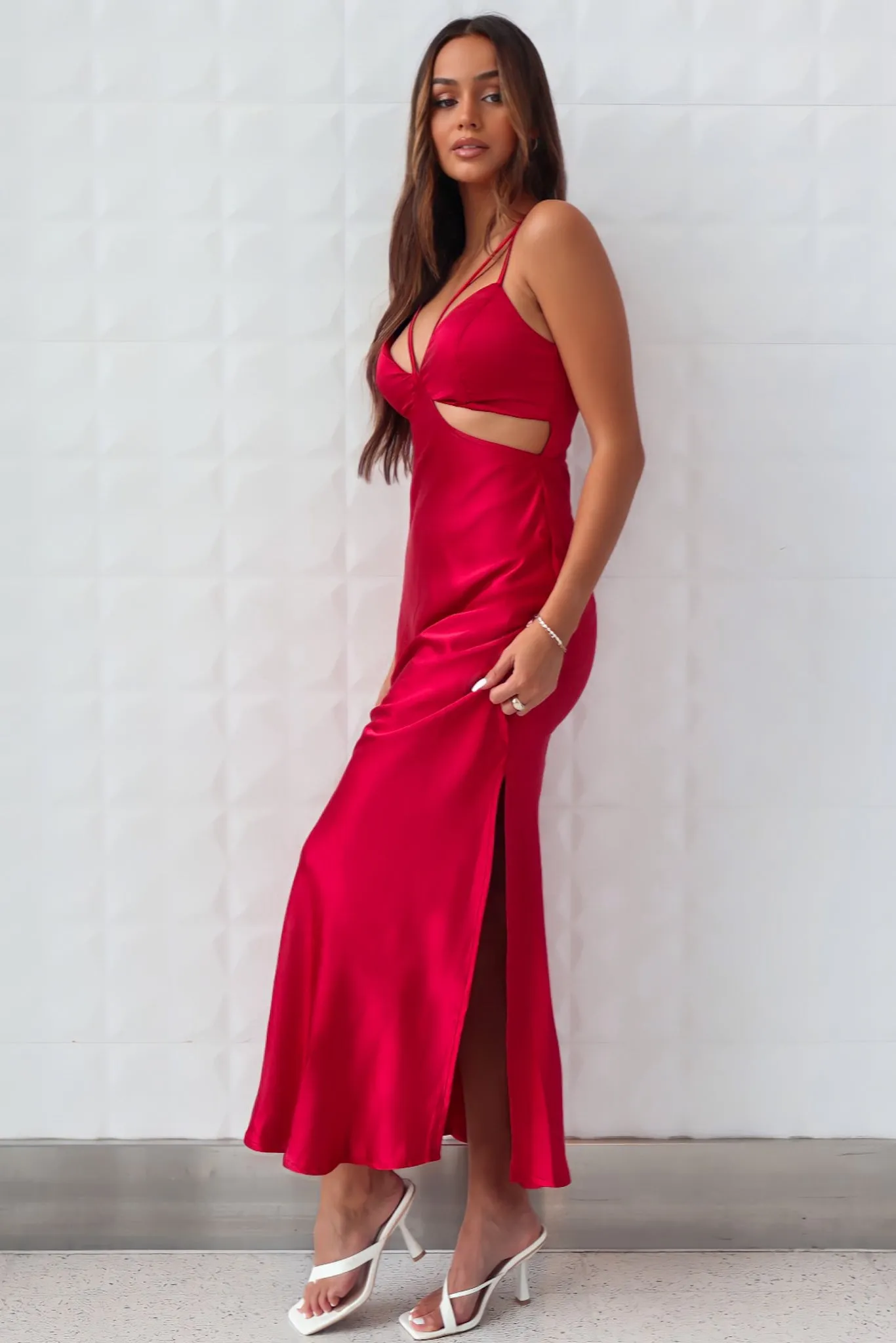 Bethany Maxi Dress - Red