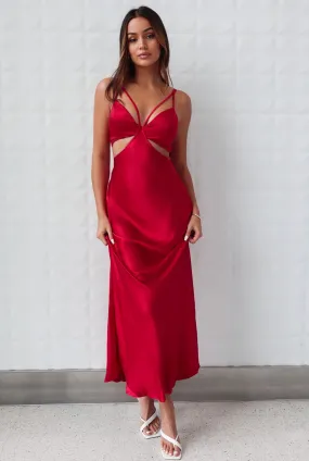 Bethany Maxi Dress - Red