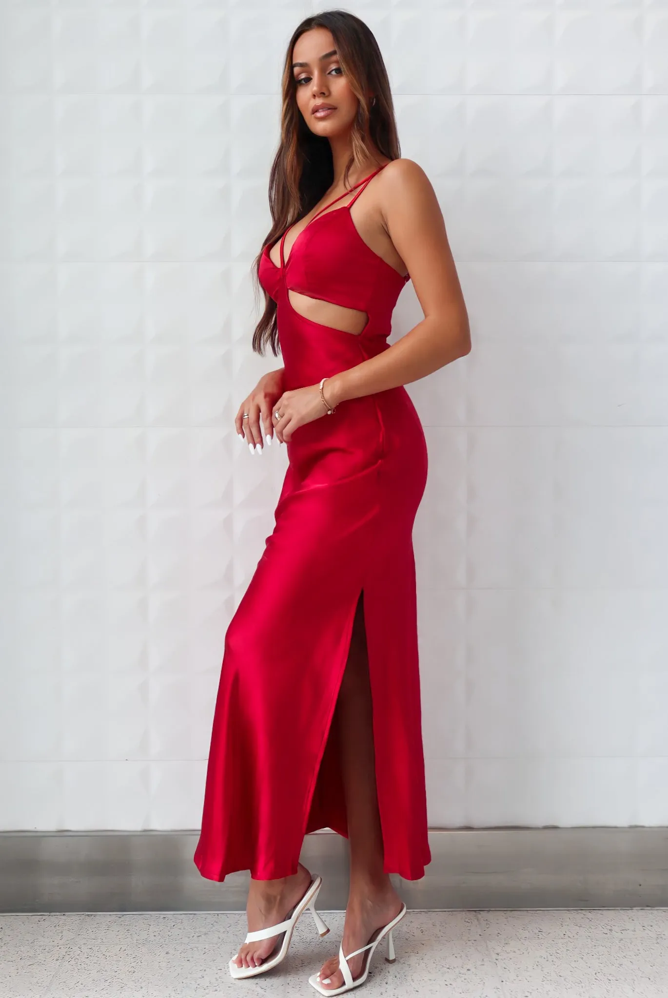 Bethany Maxi Dress - Red