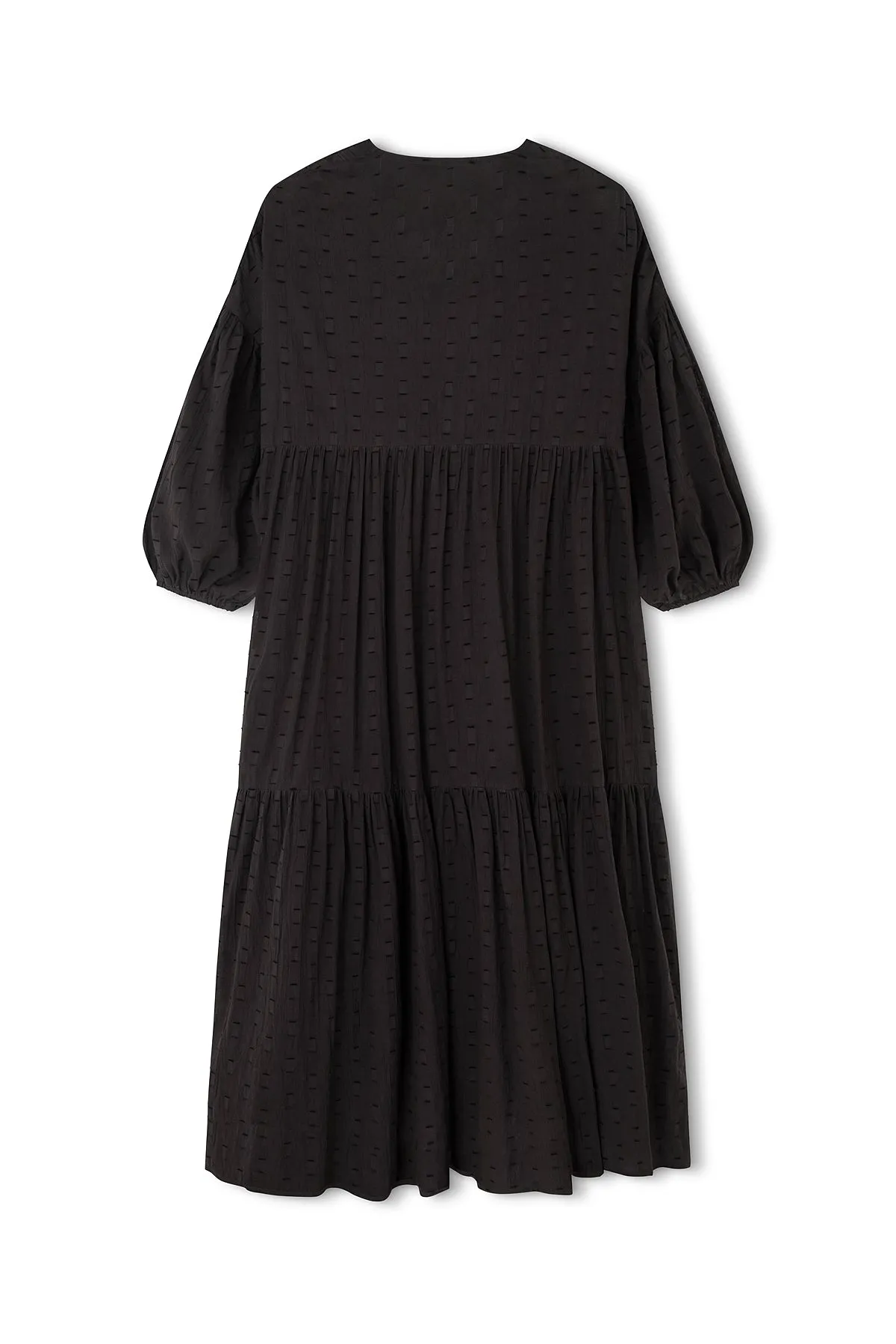 Black Dobby Dress