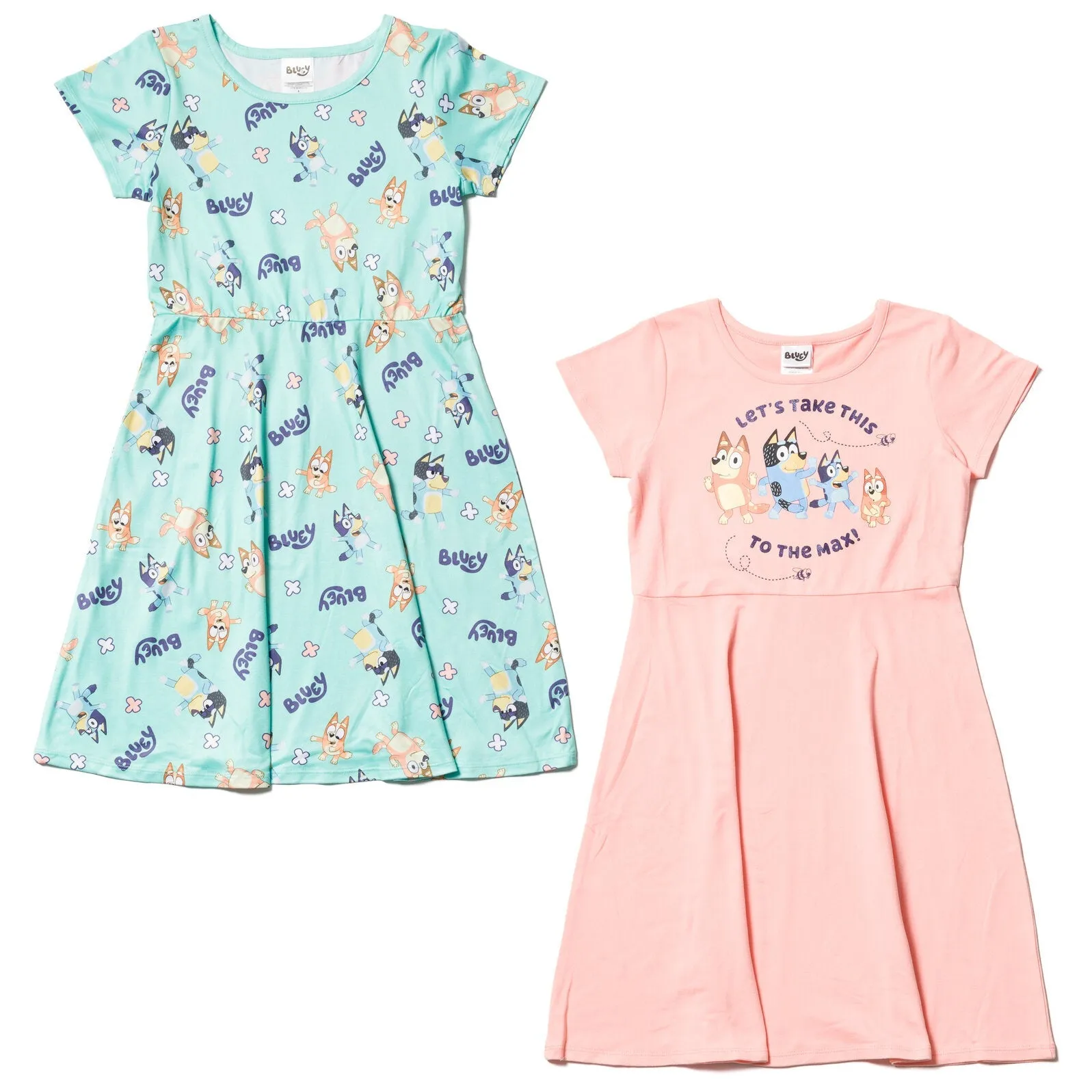 Bluey 2 Pack Skater Dresses