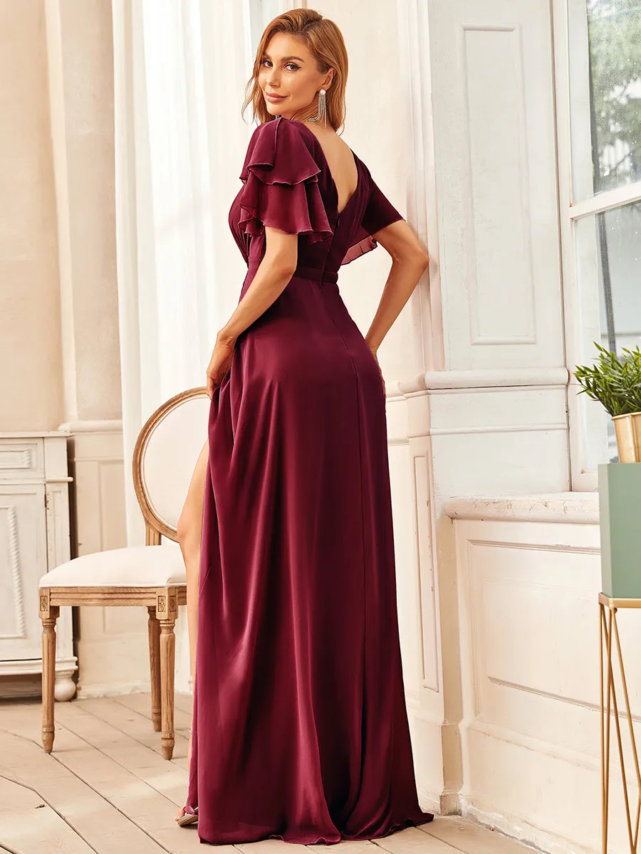 Boat Neck Straight Wholesale Mother of Bridesmaid Dresses