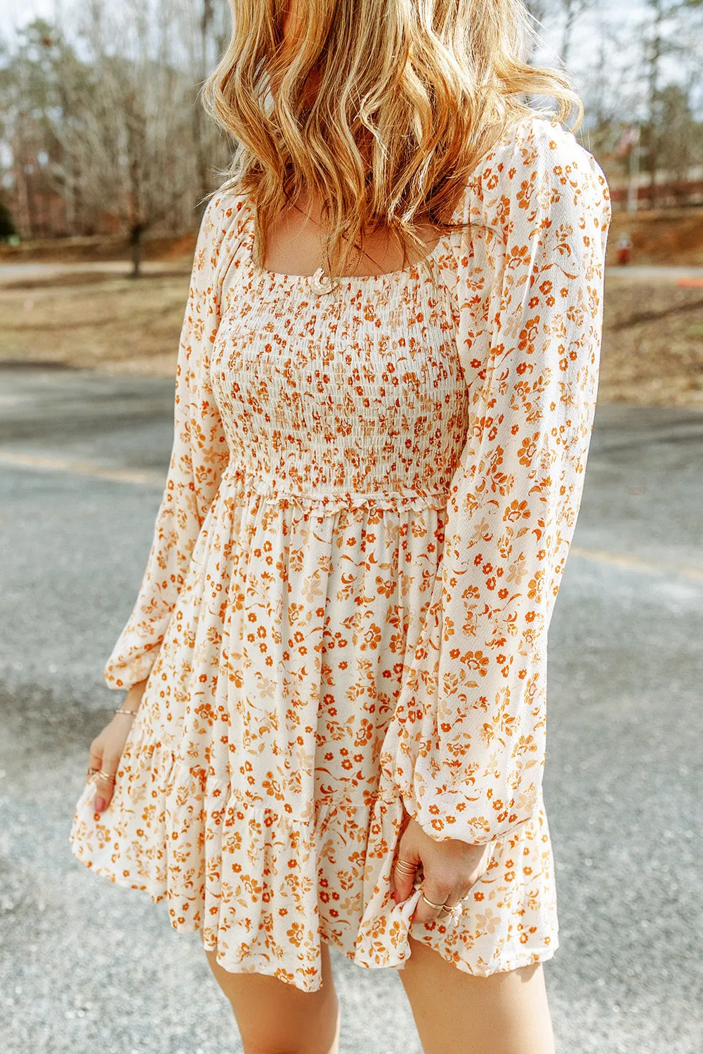 Boho Floral Mini Dresses