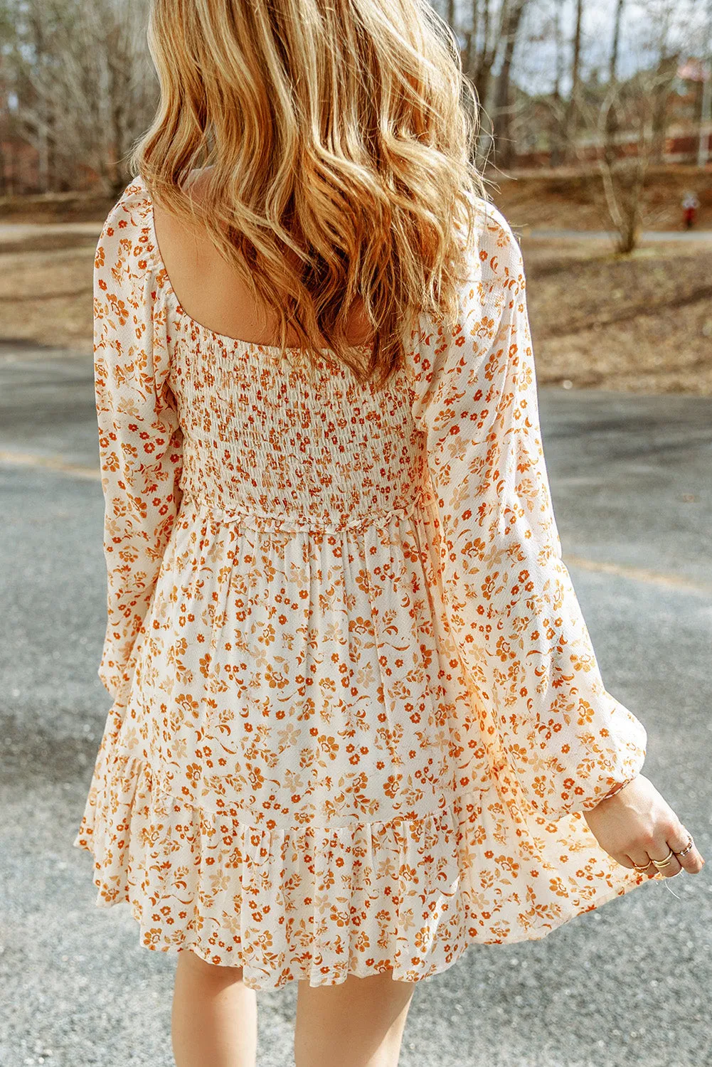 Boho Floral Mini Dresses