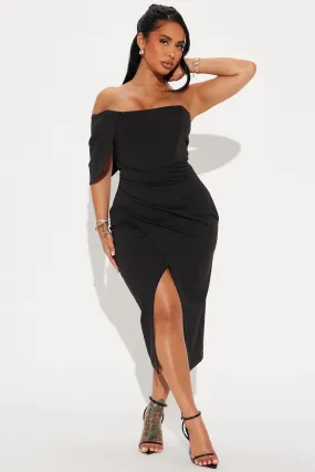 Camilla Midi Dress - Black