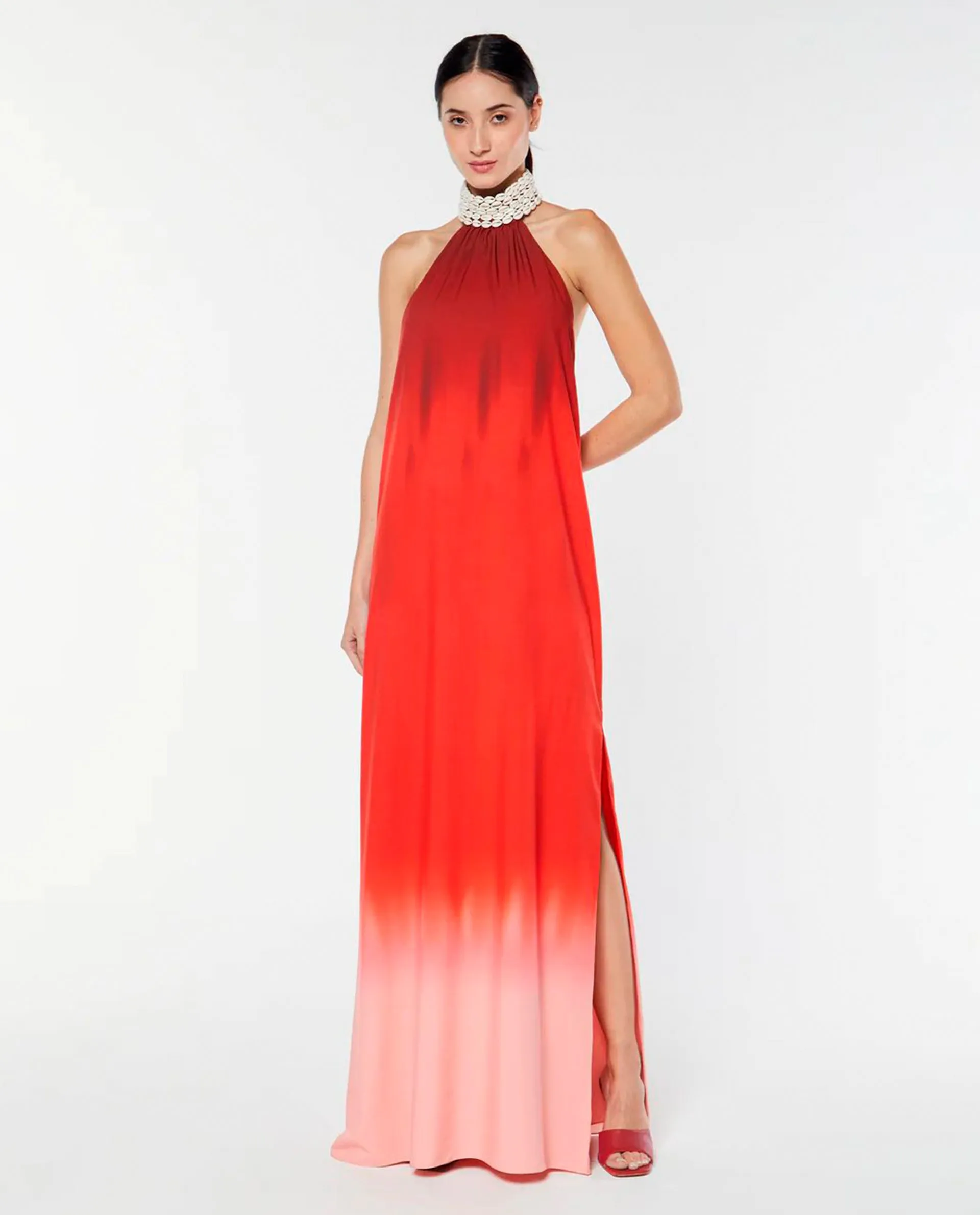 Concha Sunset Red Dress