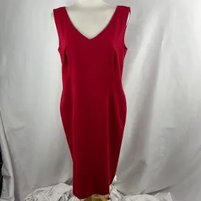 Escada Red Sheath Dress