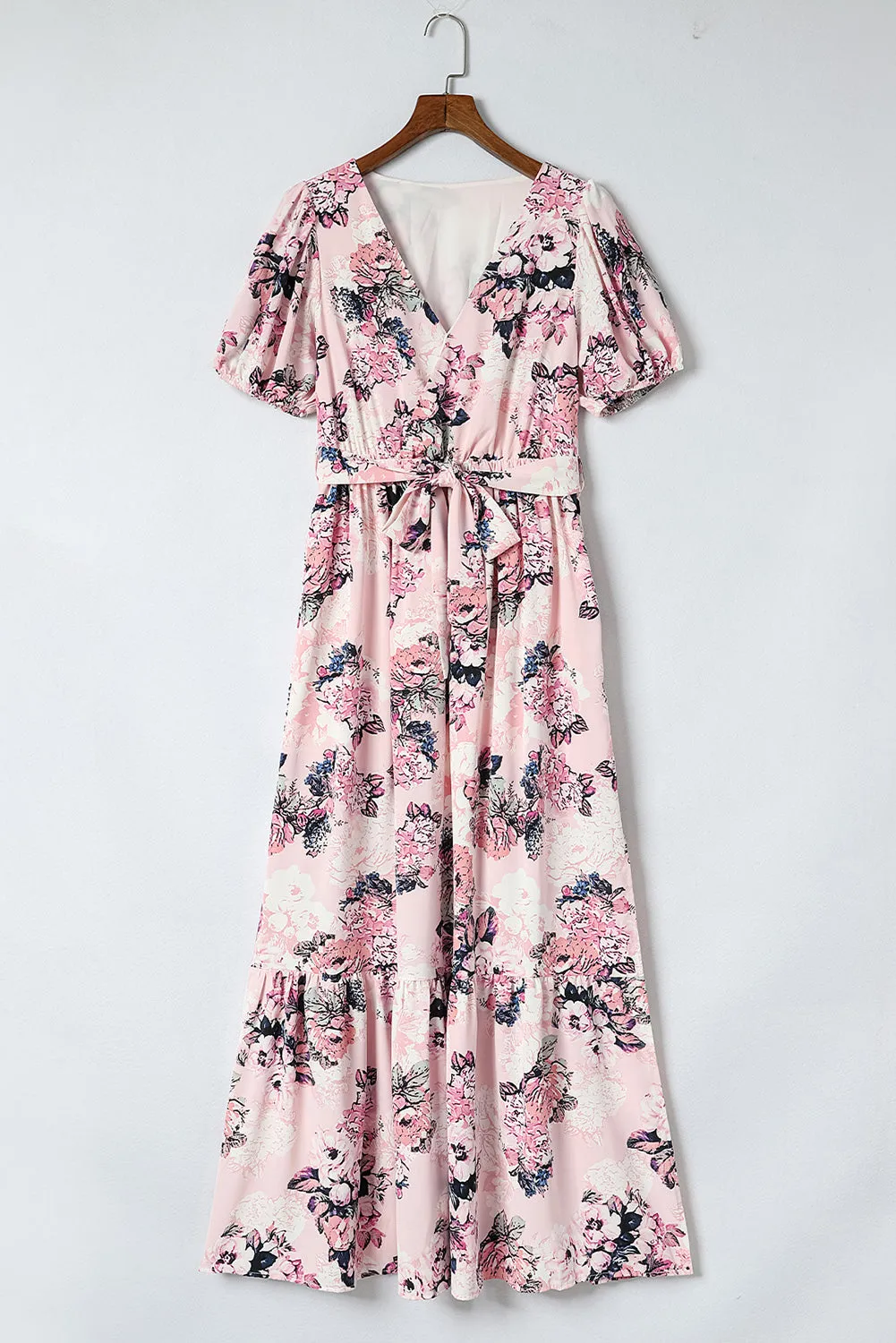 Floral High Waist Maxi Dresses