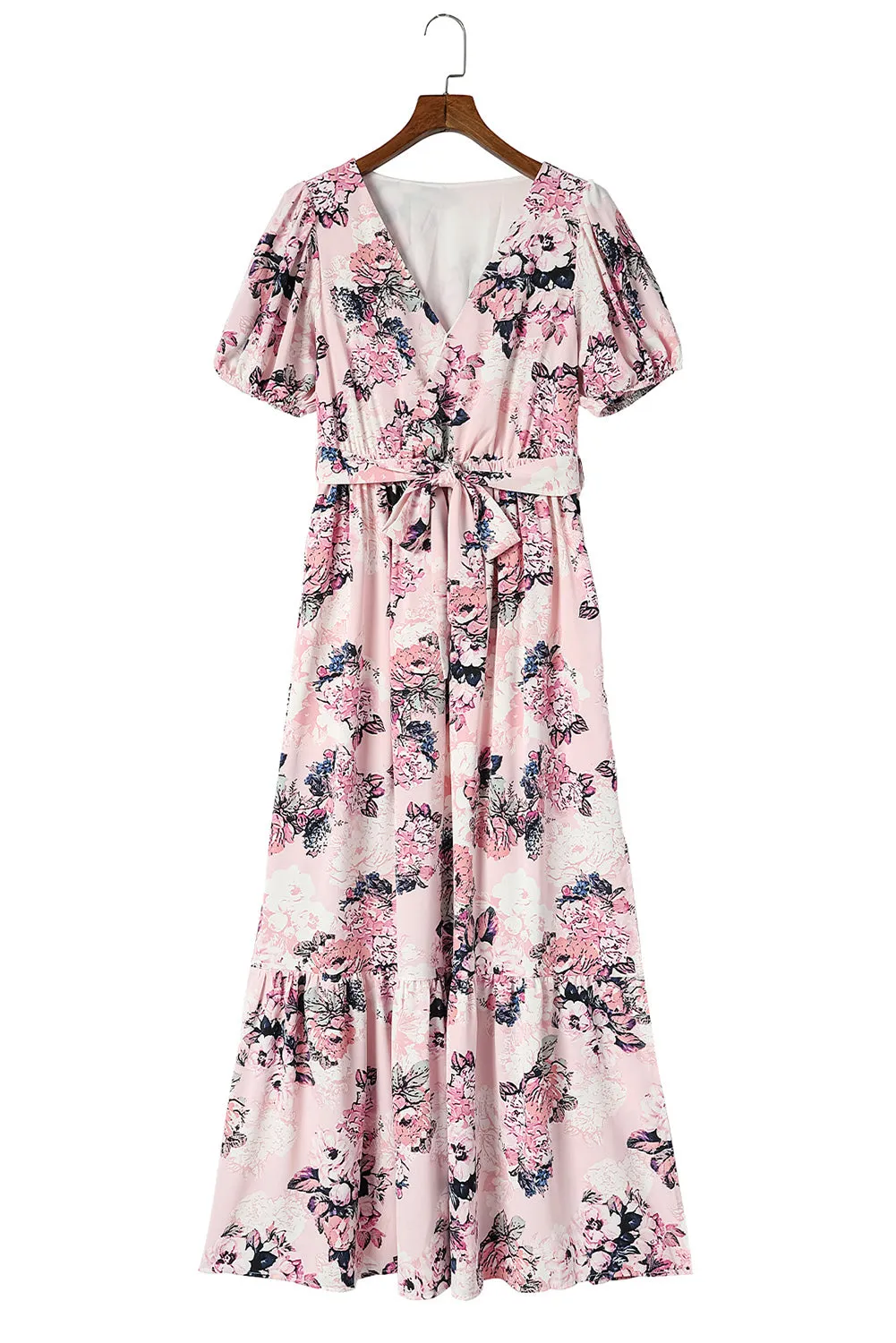 Floral High Waist Maxi Dresses