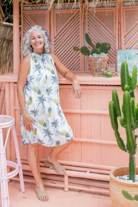 Halter Neck Summer Dress | Pineapples