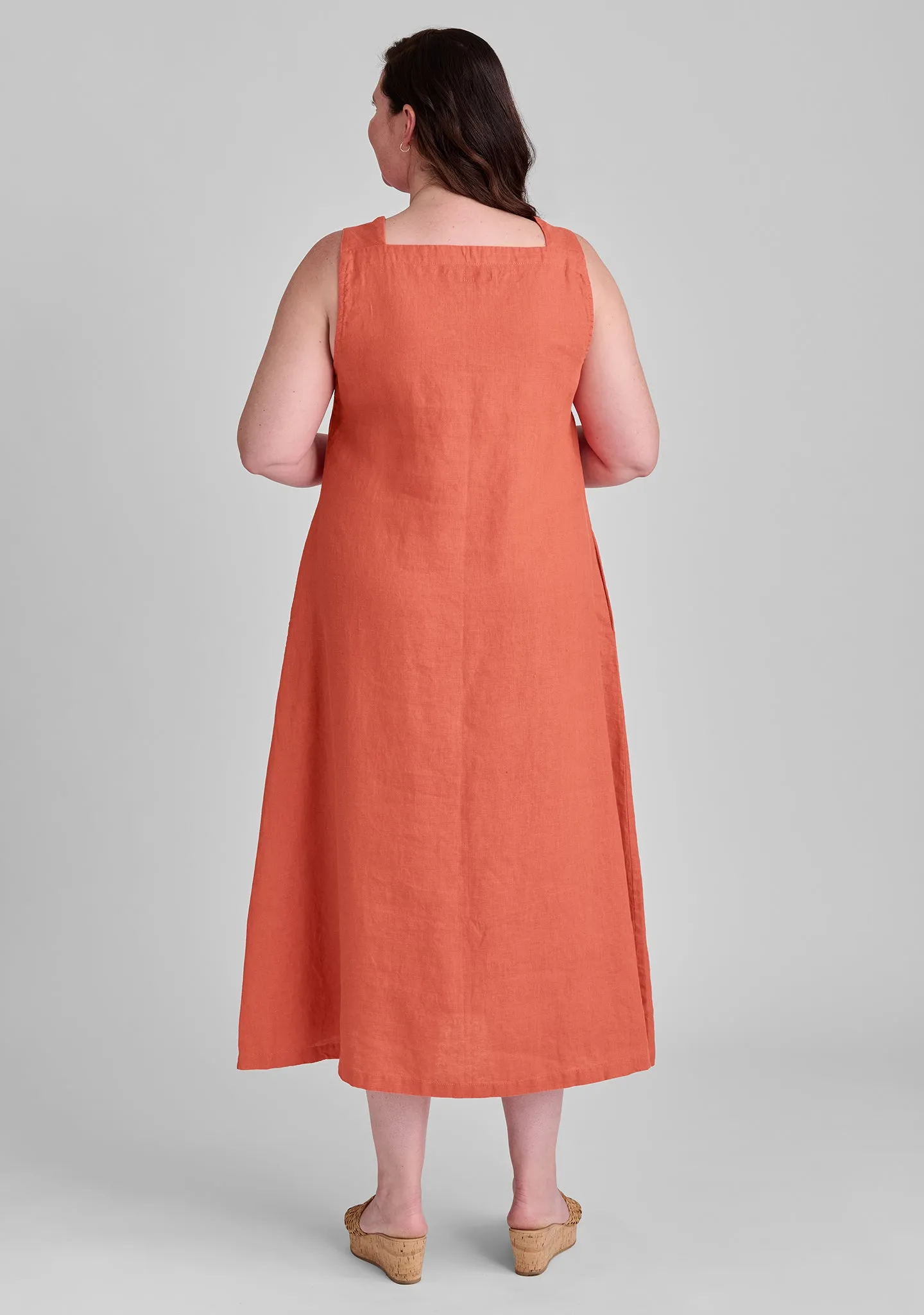 Harlow Dress - Linen Maxi Dress