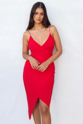 Kylie Bodycon Dress - Red