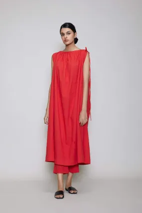 Mati Yupa Aakaar Dress - Red