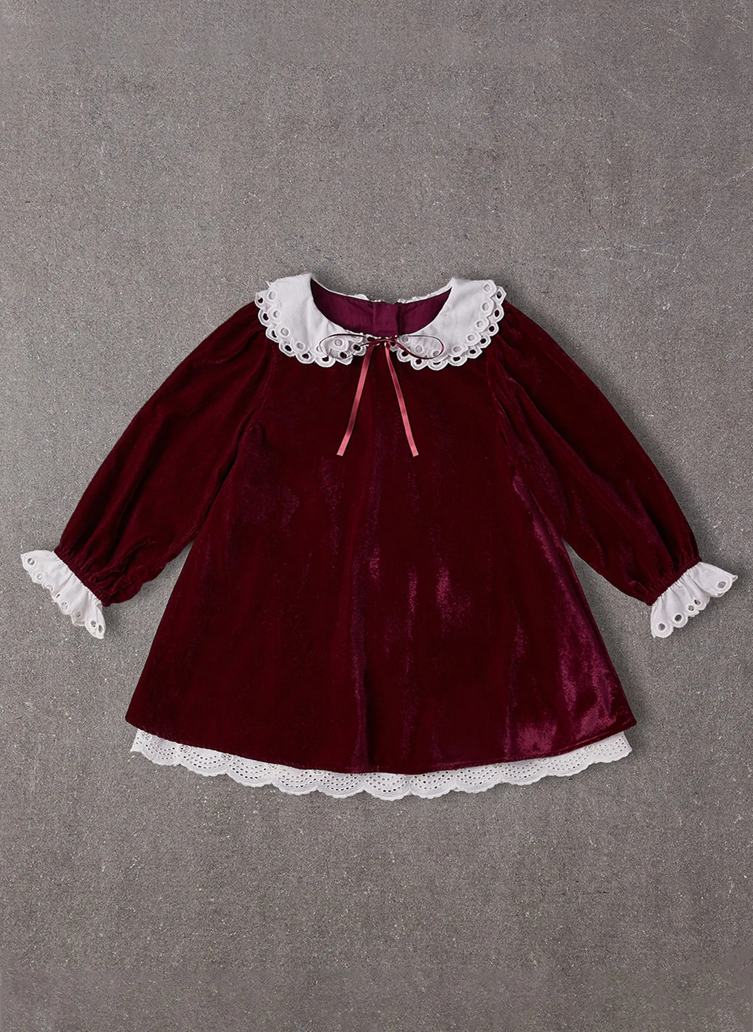 Nellystella Amelia Dress in Red Velvet