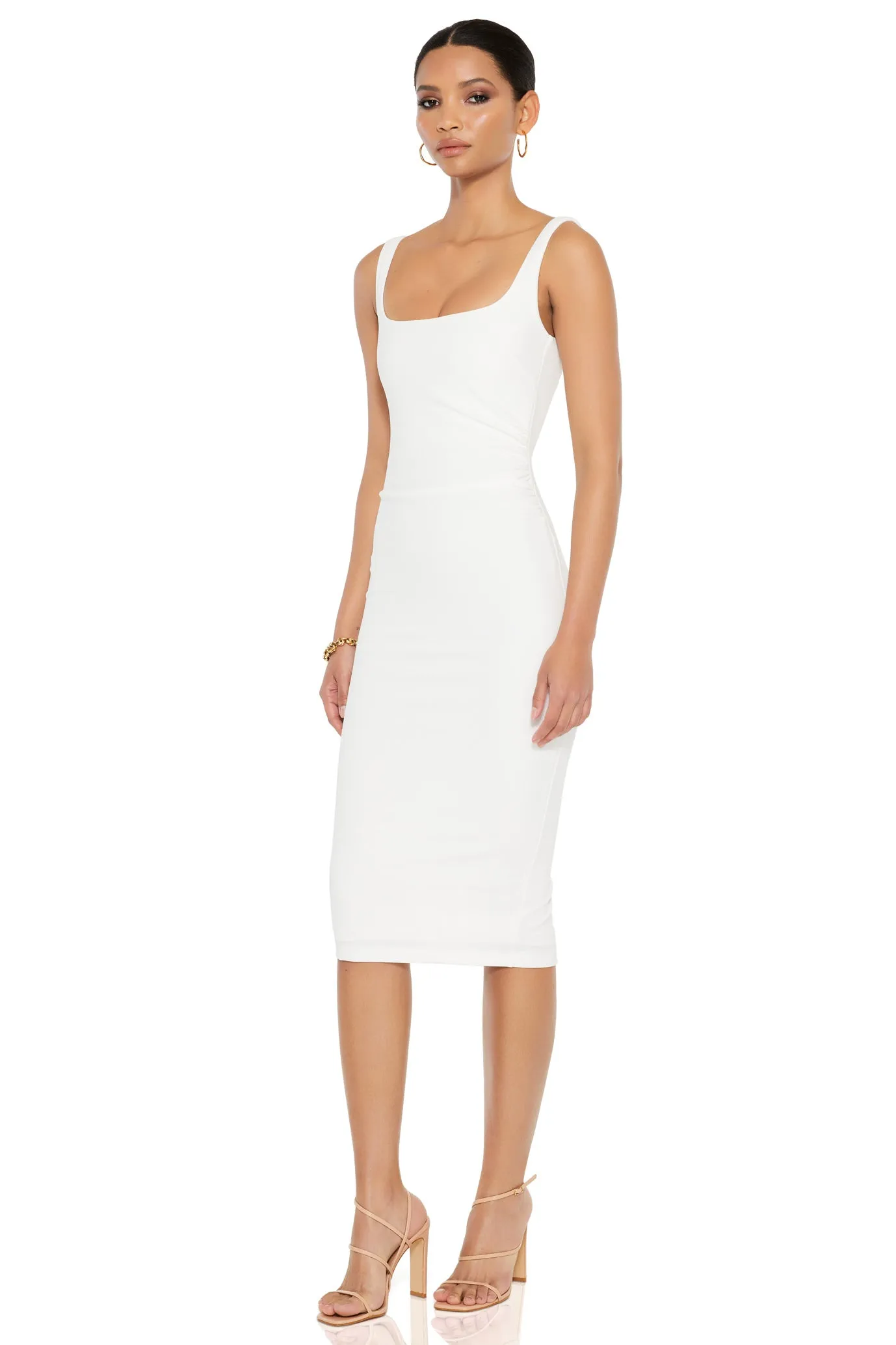 Nookie Glory Midi Dress - Ivory