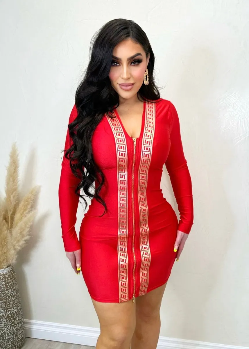 Perfect Love Dress Red