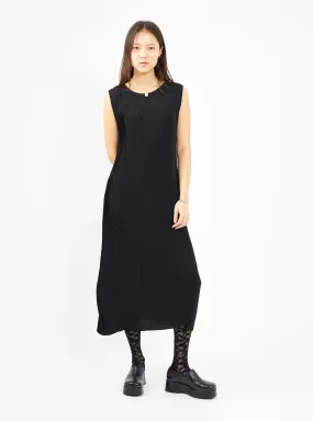 Pull Plisse Dress Black