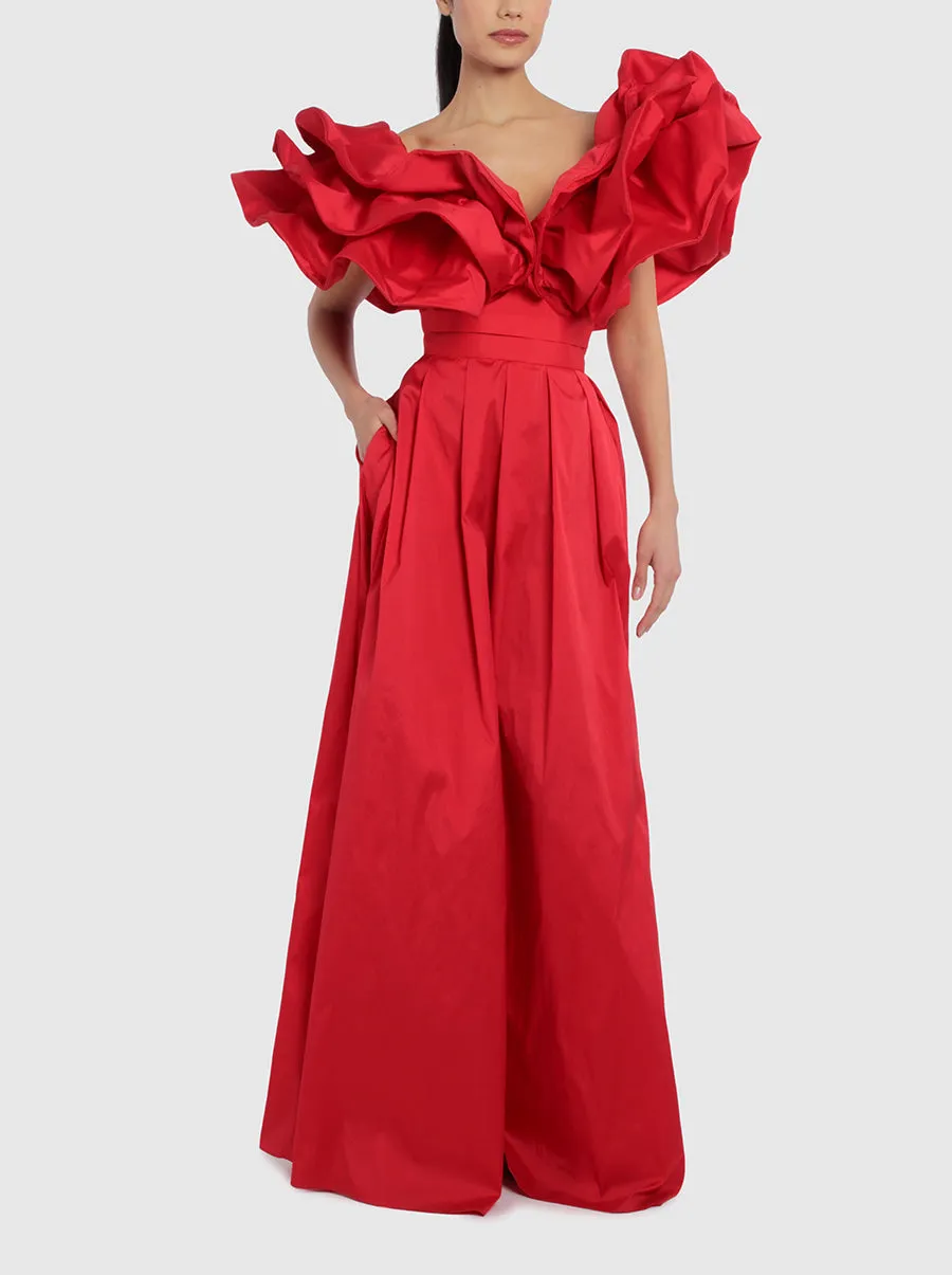 RAQUEL OROZCO Cara Dress - Red