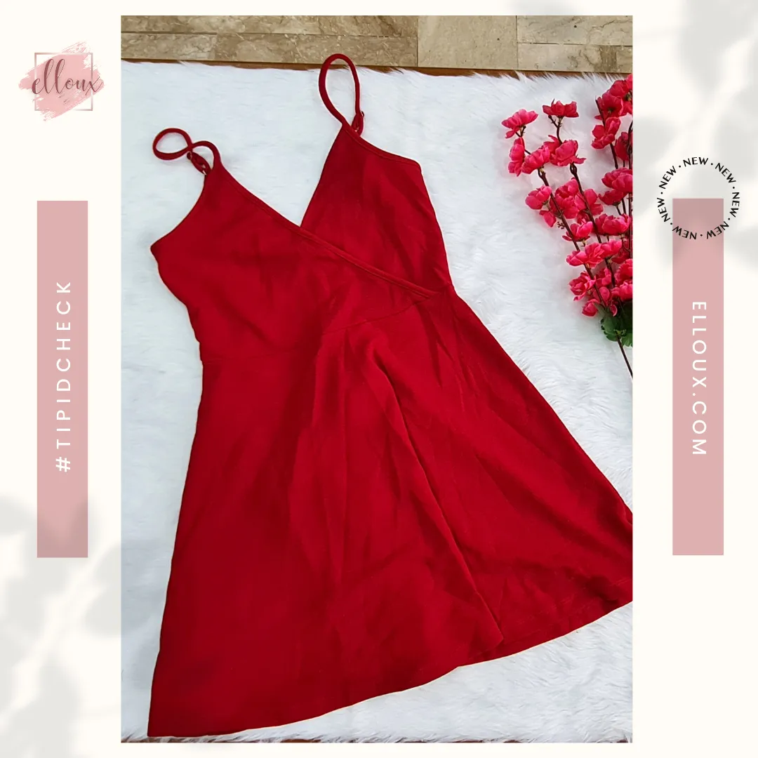 Red Elegant Mini Dress