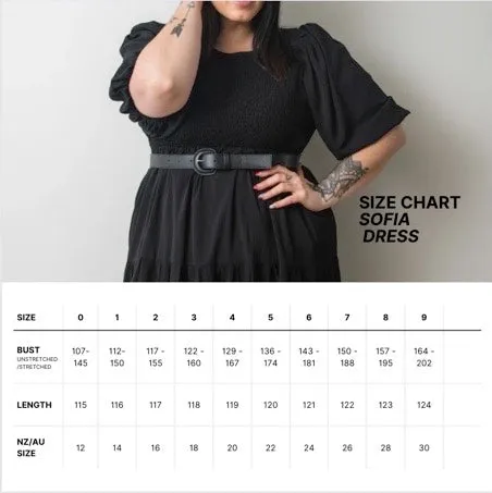 Sofia dress - Black