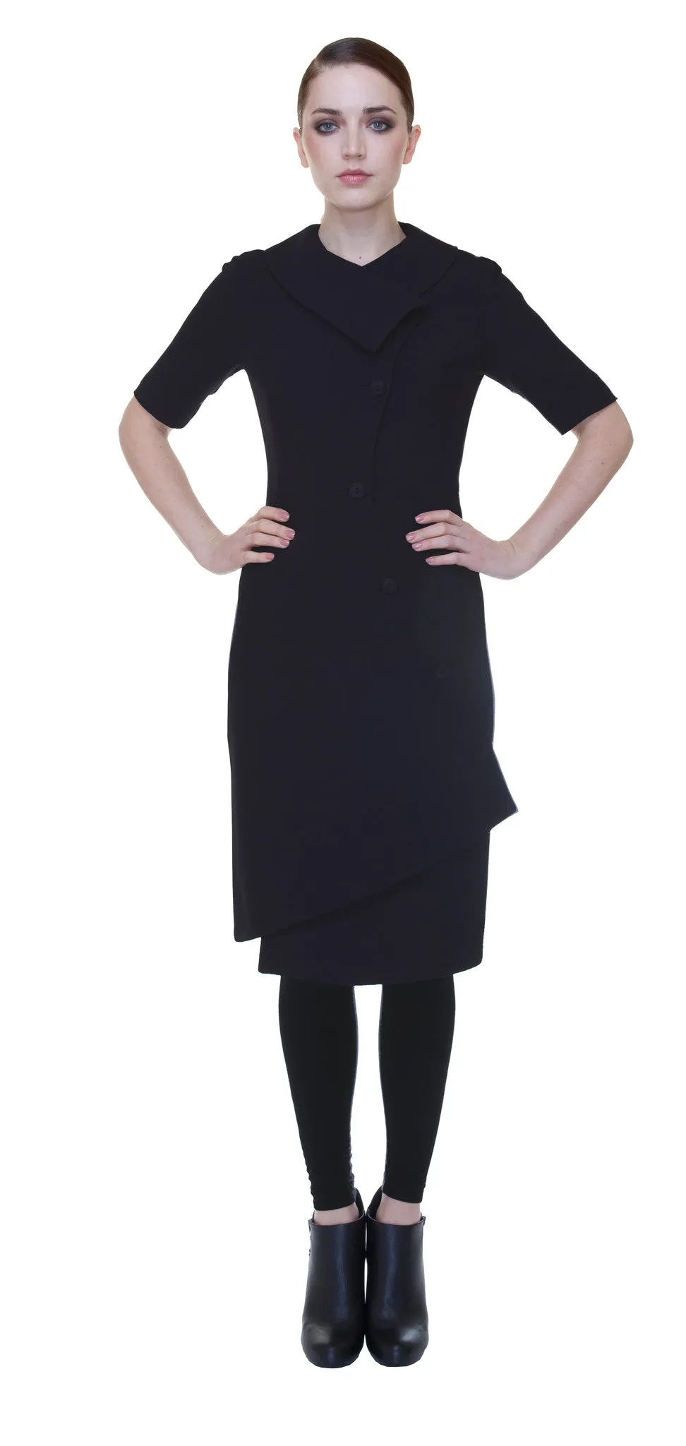 Swerve Dress  /  Black