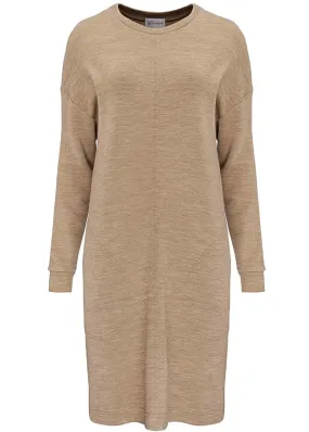 We Norwegians Tind Sweater Dress - Kjole - Camel