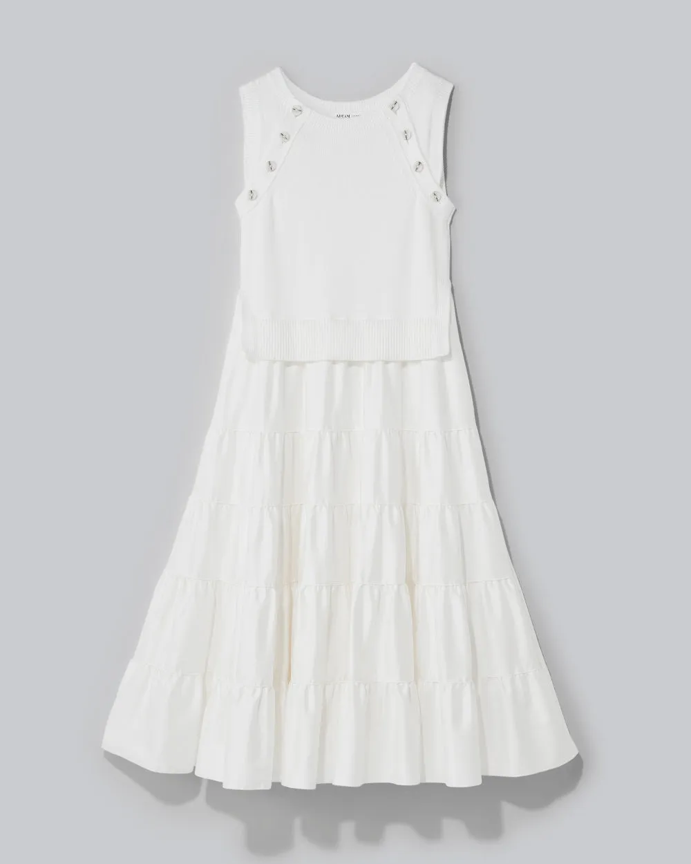 White Tabi Knit Dress